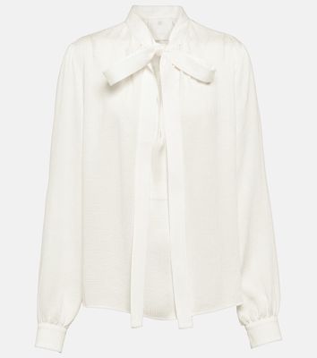 Givenchy 4G jacquard silk blouse