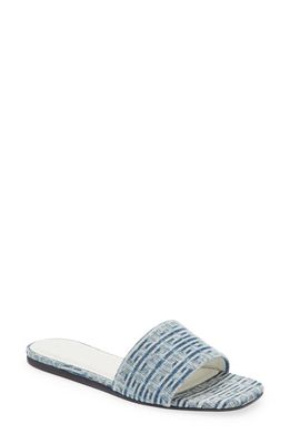 Givenchy 4G Jacquard Slide Sandal in 457 Denim Blue Shop and save up to 70 at Exact Luxury