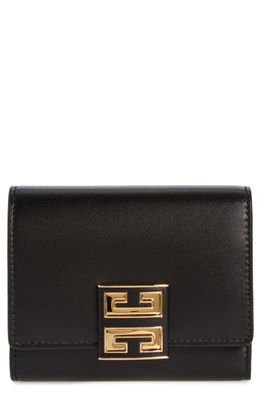 Givenchy 4G Leather Trifold Wallet in Black