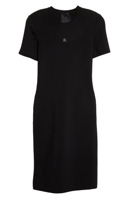 Givenchy 4G Logo Rib Knit Dress in 001-Black