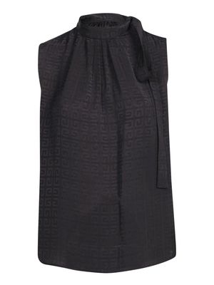 Givenchy 4g Pattern Jacquard Sleeveless Top