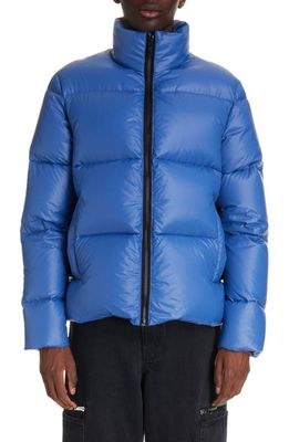 Givenchy 4G Side Buckle Down Puffer Jacket in Royal Blue