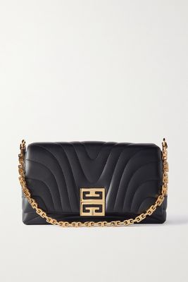 Givenchy - 4g Soft Small Quilted Leather Shoulder Bag - Black