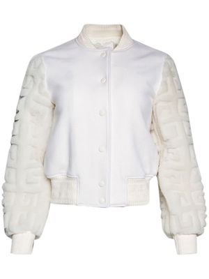Givenchy 4G wool varsity jacket - White