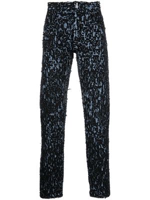 Givenchy abstract-print jeans - Blue