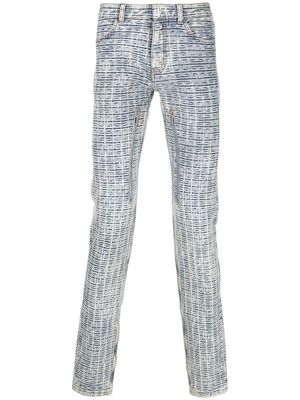 Givenchy all-over 4G print trousers - Blue