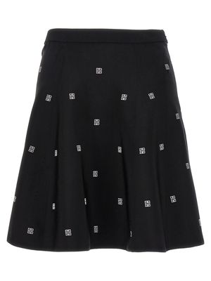 Givenchy All Over Logo Skirt