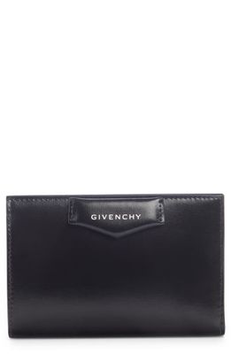 Givenchy Antigona Leather Bifold Wallet in Black