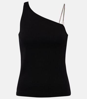 Givenchy Asymmetric cotton jersey top