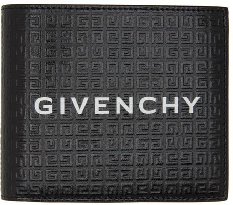 Givenchy Black Leather 4G Wallet