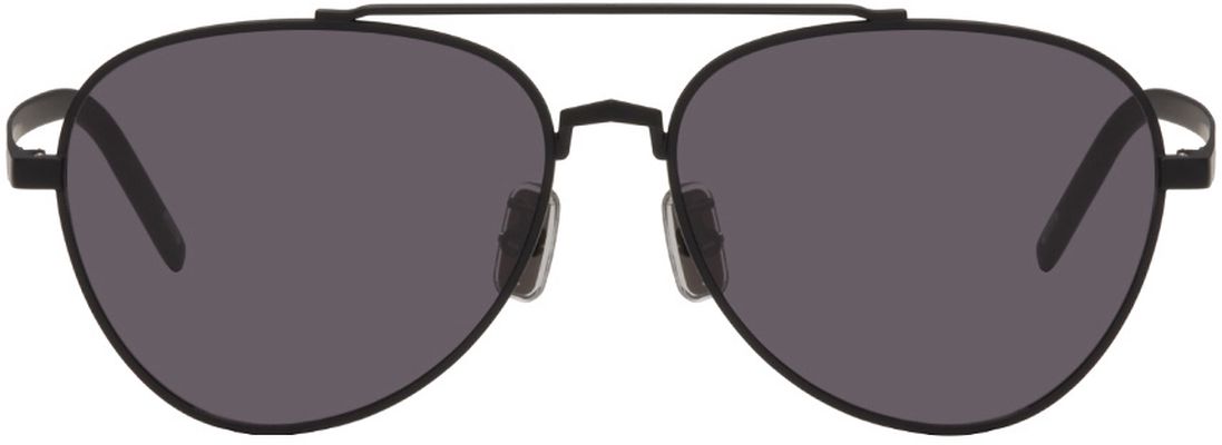 Givenchy Black Round Aviator Sunglasses