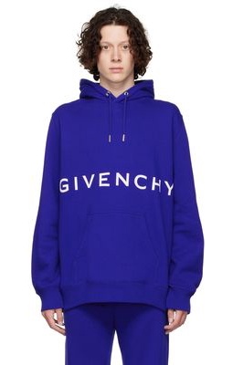 Givenchy Blue 4G Peace Hoodie