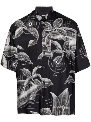 Givenchy botanical-print shirt - Black