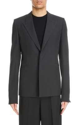 Givenchy Boxy Wool Jacket in Charcoal