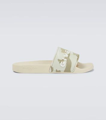 Givenchy Camouflage rubber slides