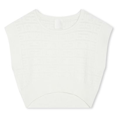 Givenchy Canotta Crop Con Logo 4g Jacquard