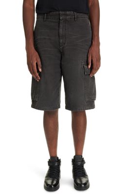 Givenchy Cargo Denim Shorts in Black