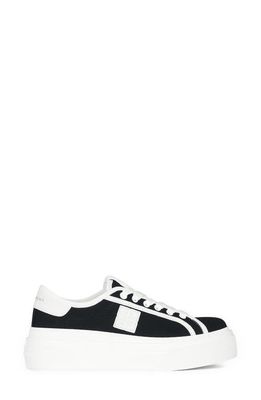 Givenchy City Canvas & Leather Platform Sneaker in Black