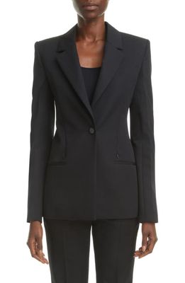 Givenchy Convertible Wool & Mohair Cape Jacket in Black