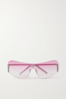 Givenchy - D-frame Silver-tone Sunglasses - Pink