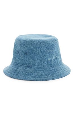 Givenchy Denim Bucket Hat in Medium Blue