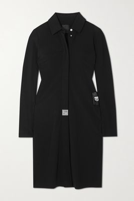 Givenchy - Embellished Stretch-jersey Midi Dress - Black