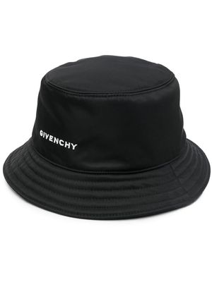 Givenchy embroidered-logo bucket hat - Black