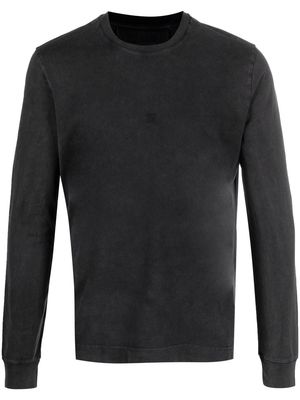Givenchy embroidered-logo T-shirt - Black