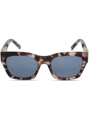 Givenchy Eyewear 4G-motif square-frame sunglasses - Brown