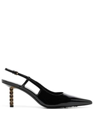 Givenchy G Cube 80mm patent-leather pumps - Black