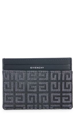 Givenchy G Cut Logo Card Case in Dark Grey
