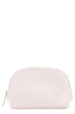 Givenchy G-Essentials Coated Canvas Pouch in Blossom Pink