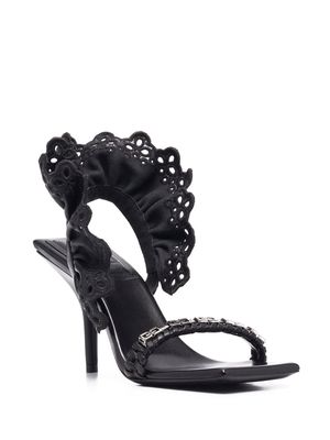 Givenchy G Woven open-toe sandals - Black