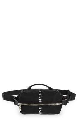 Givenchy G-Zip Belt Bag in 001-Black