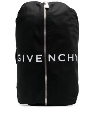 Givenchy G-zip logo-print backpack - Black