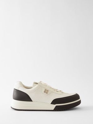 Givenchy - G4 4g Leather Trainers - Mens - White Black