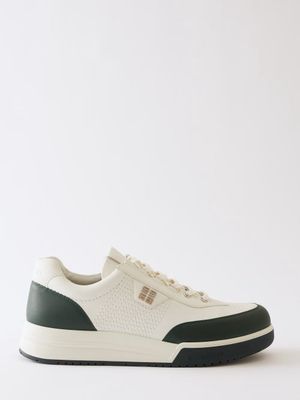 Givenchy - G4 4g Leather Trainers - Mens - White Green