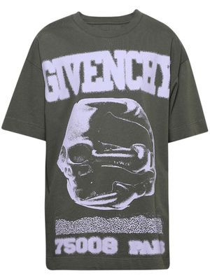 Givenchy graphic-print cotton T-shirt - Green
