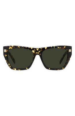 Givenchy GV Day Square Sunglasses in Havana /Green