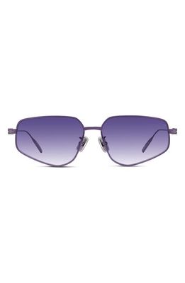Givenchy GV Speed Gradient Geometric Sunglasses in Violet/Other /Violet
