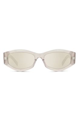 Givenchy GVDAY 54mm Square Sunglasses in Grey/Other /Smoke Mirror