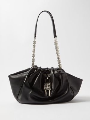 Givenchy - Kenny Small Leather Shoulder Bag - Womens - Black
