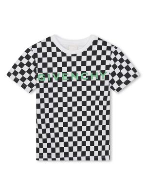 Givenchy Kids 4G check-pattern T-shirt - Black