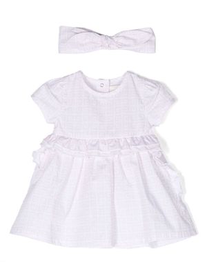 Givenchy Kids 4G-logo dress set - White