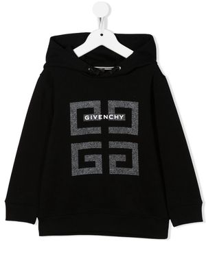 Givenchy Kids 4G logo-print hoodie - Black