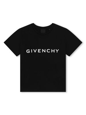 Givenchy Kids 4G logo-print T-shirt - Black