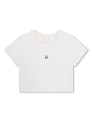 Givenchy Kids 4G-logo round-neck T-shirt - White
