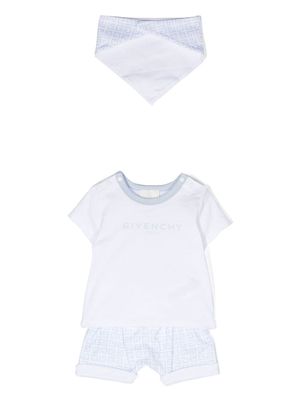 Givenchy Kids 4G-logo shorts set - White
