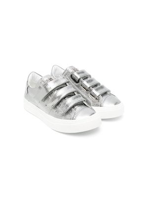 Givenchy Kids 4G motif touch-strap sneakers - Grey