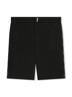 Givenchy Kids 4G-plaque bermuda shorts - Black